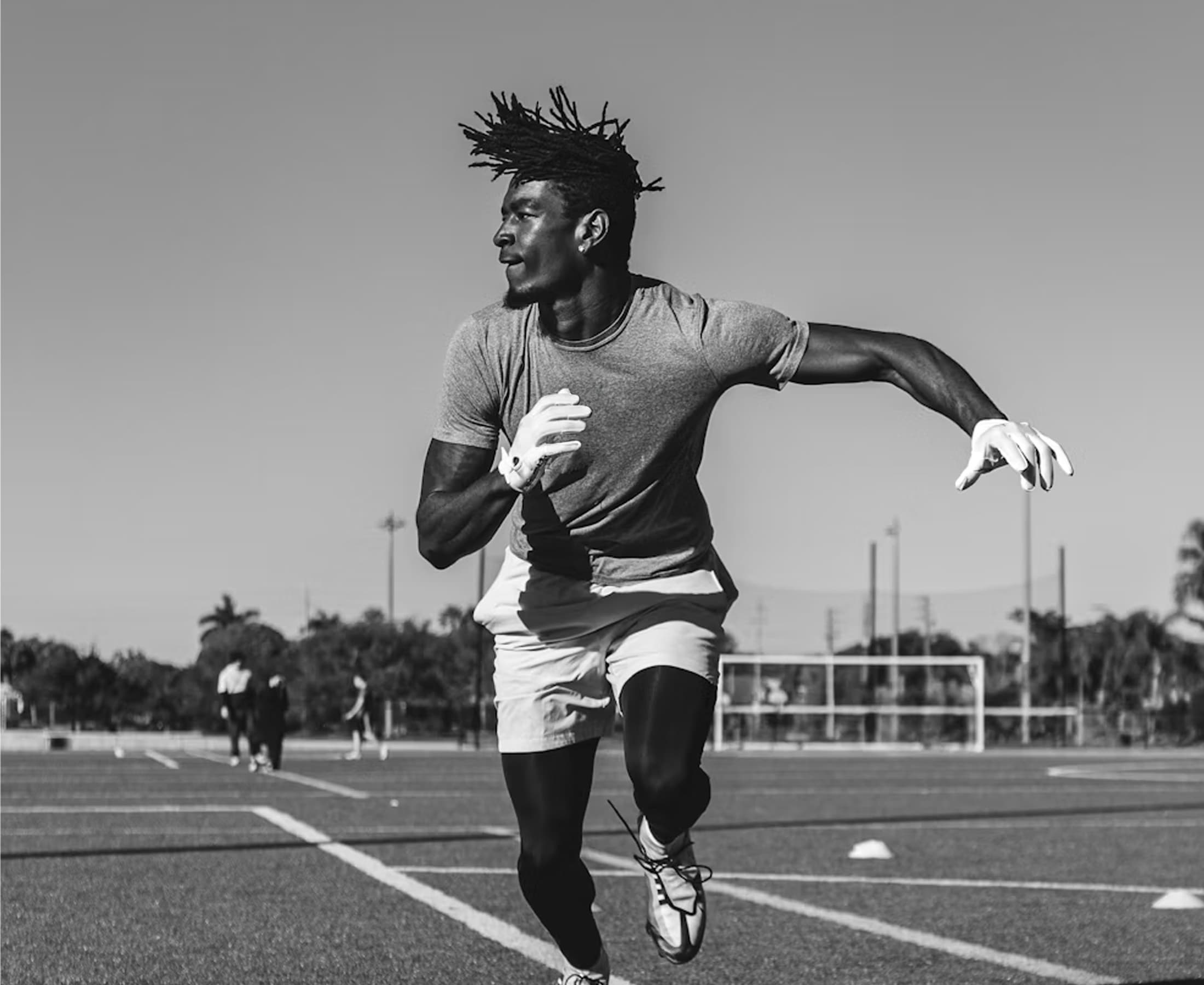 Student-athlete preparing for competition